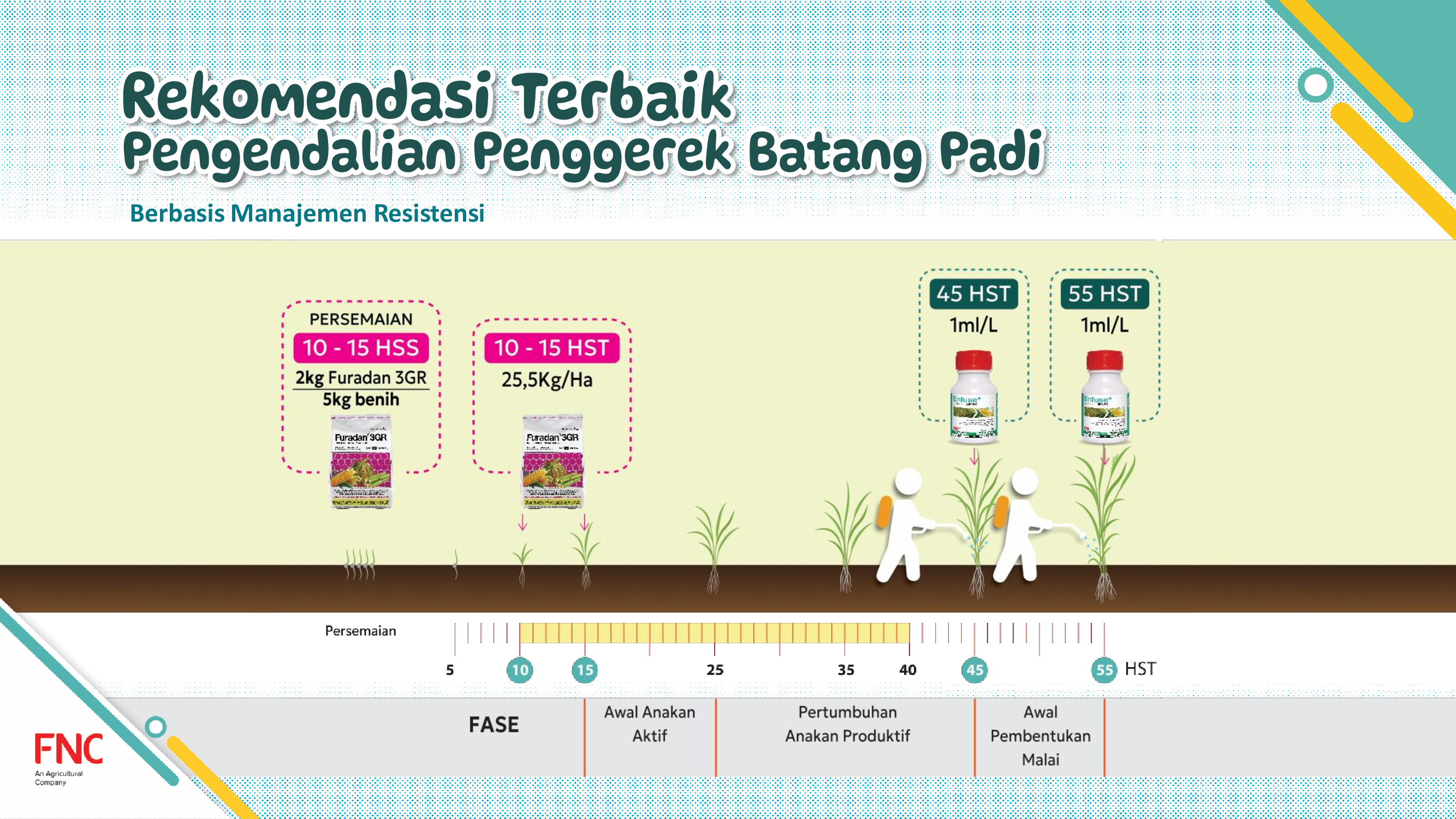 Gunakan Dosis Tepat untuk Hasil Panen Meningkat